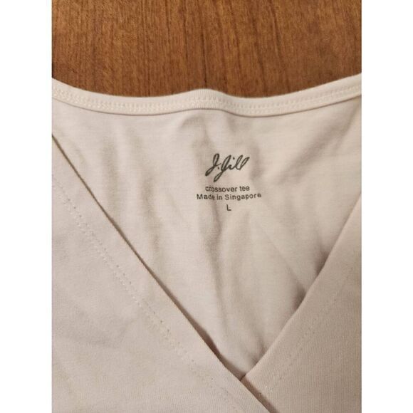 J Jill LARGE light PINK Supersoft Crossover Top - Picture 2 of 3